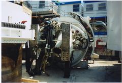 TBM supporting machinery.